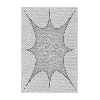 Tapis zone grise à motifs