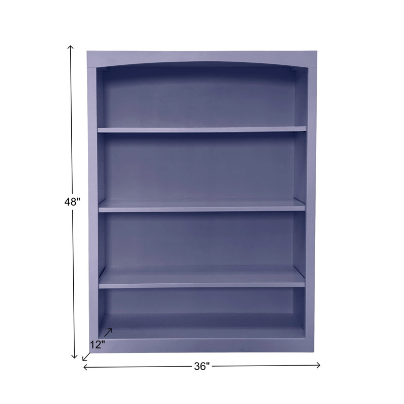 Bibliothèque classique Ossy, (4 tablettes) H 48 po x l 36 po x P 12 po, Bleu Wedgewood