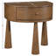 Table de chevet en placage d'acacia et bois massif Oasis-1250026420