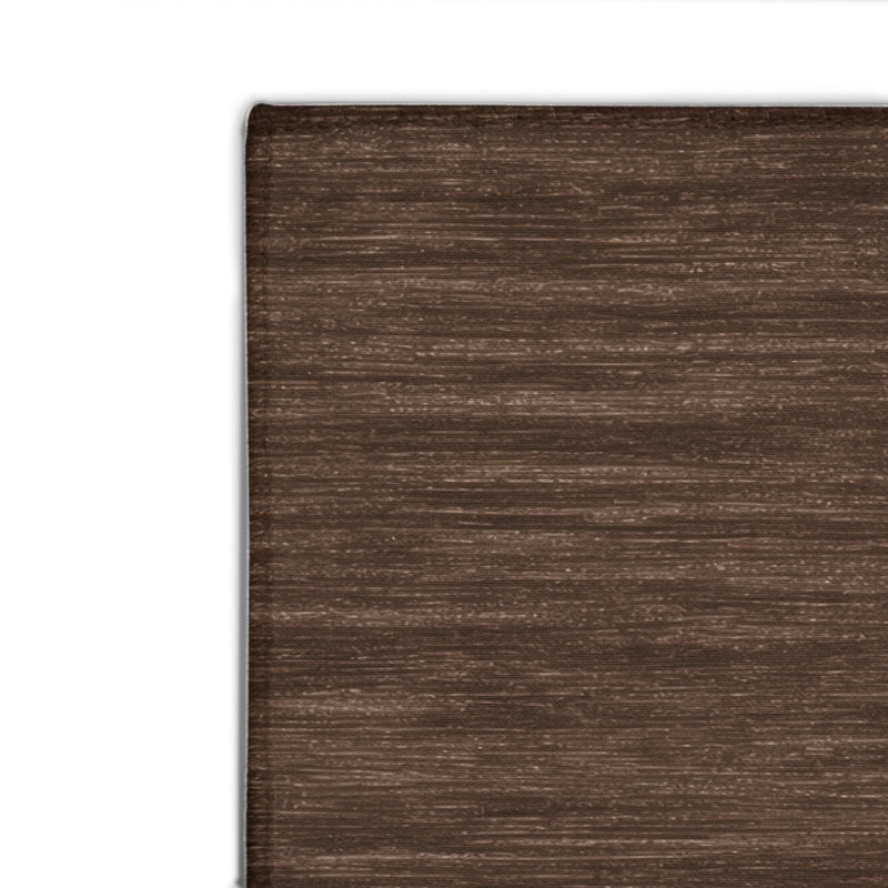 Solid Brown Indoor and Outdoor Area Rug, Rectangle 2' x 3'