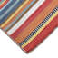 Tapis orange / bleu en polyester tissé à la main Alanas-633106693