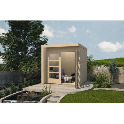 209 x 205 cm Gartenhaus 262 A aus Massivholz