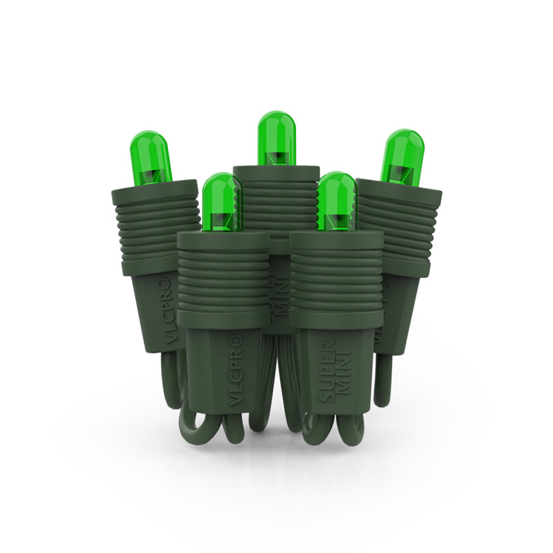 Guirlande de 50 lumières DEL Super Mini, Vert