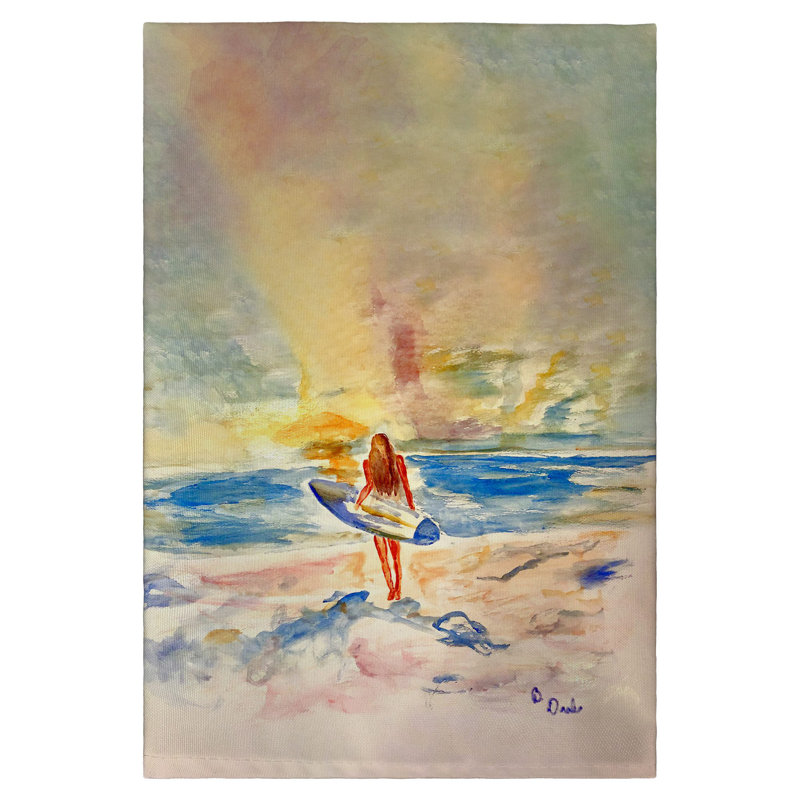 Surfer Girl Guest Towel