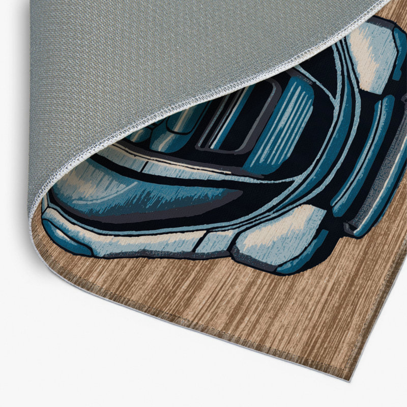 Tapis intérieur et extérieur gris Transport, Rectangle 4pi x 6 pi