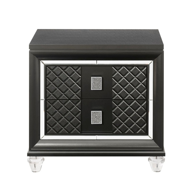 Nightstand With Multiple Functional Drawers