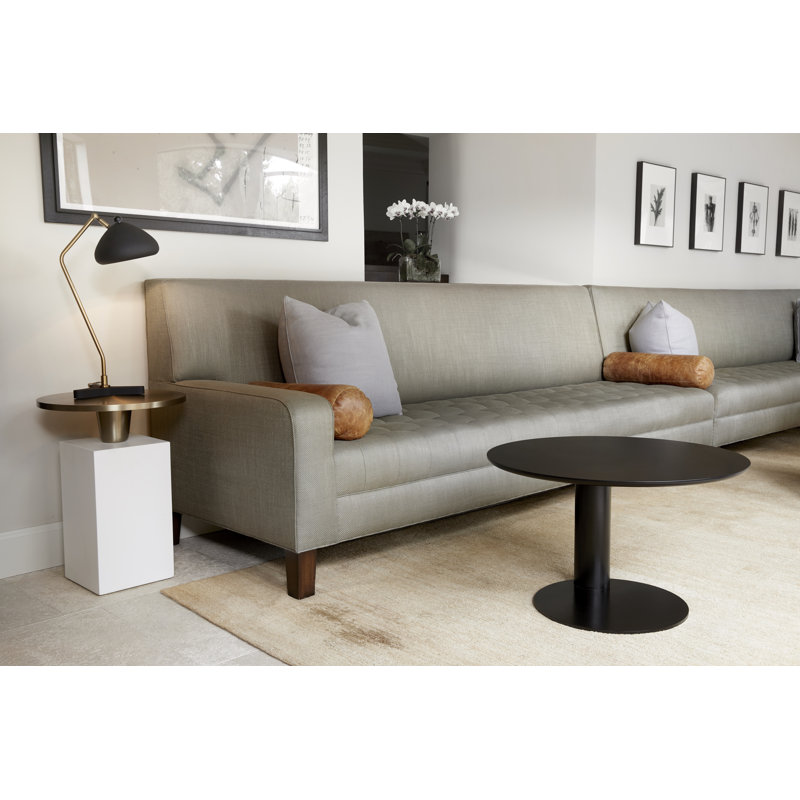 Stainless Steel Top End Table, 24"H x 15"W x 15"D