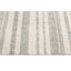 Danerys rayé tissé à la main recyclé P.E.T. Tapis gris / ivoire-1568187649