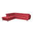 Brookhurst Leather Corner Sofabed-962661009-962661013