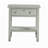 Finley 1-drawer Storage Nightstand - Antique Gray