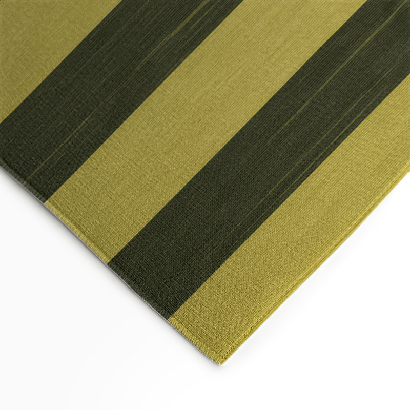 Tapis intérieur / extérieur brun HorizontalStripes, Rectangulaire 3 pi x 5 pi