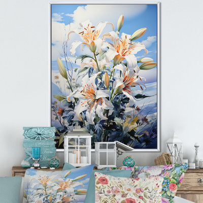 Meadow of Lilies II - impressions sur toile florales et botaniques