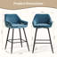 Saarrah 68cm Upholstered Bar Stool with Arm-374371696