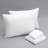 Queen Bedding Package - 2 Pillows, 100% Microfiber Sheets, Mite Mattress Protector White Essentials Sheet , Protects Pet Dander And