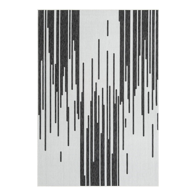Geometric Indoor / Outdoor Rug, Rectangle 7'1" x 10'