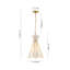  Luxury 1-Light Bouquet Shaped Natural Translucent Seashell Pendant Light