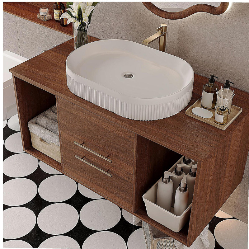 Meuble-lavabo mural 39,4 po