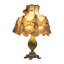 Lampe de table teintée 12,2 pouces de style princesse avec abat-jour rose-72274604