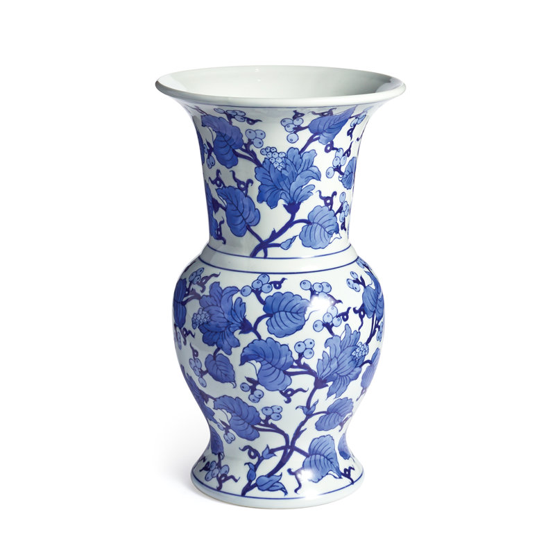 Vase de table en porcelaine 14,25 po Swaney