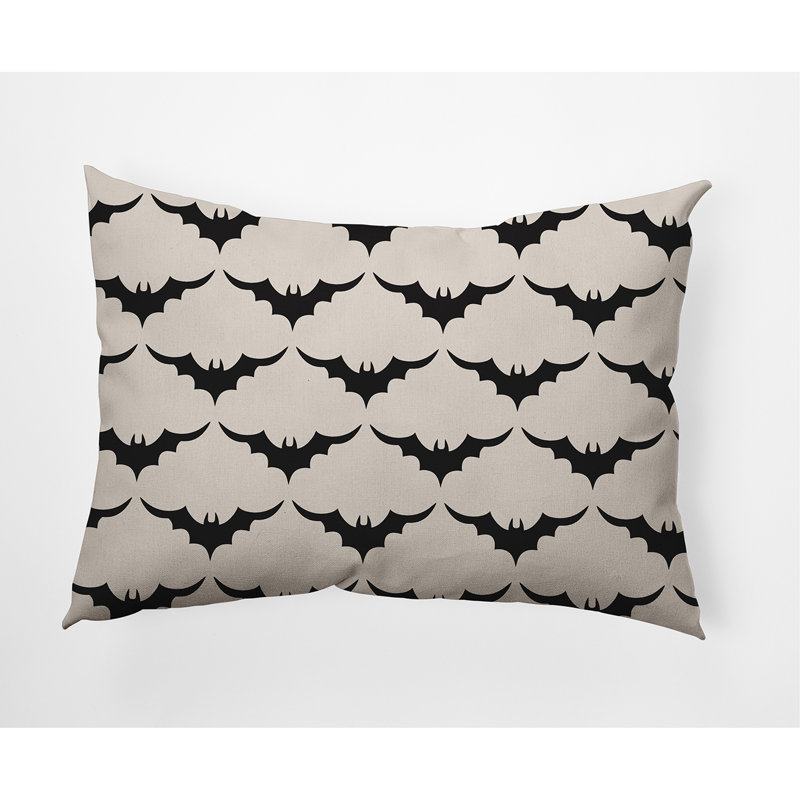 Coussin décoratif Bat Colony, Crème