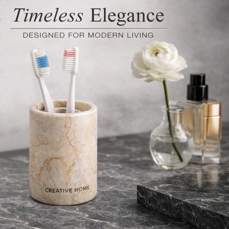 Marble Toothbrush Holder