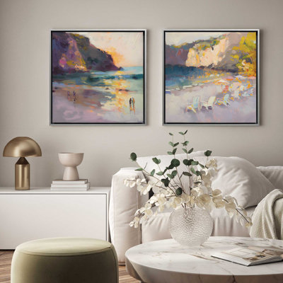 " Nocturne Sunset Soiree " by Azure Artisanal Studio 2 - Pieces