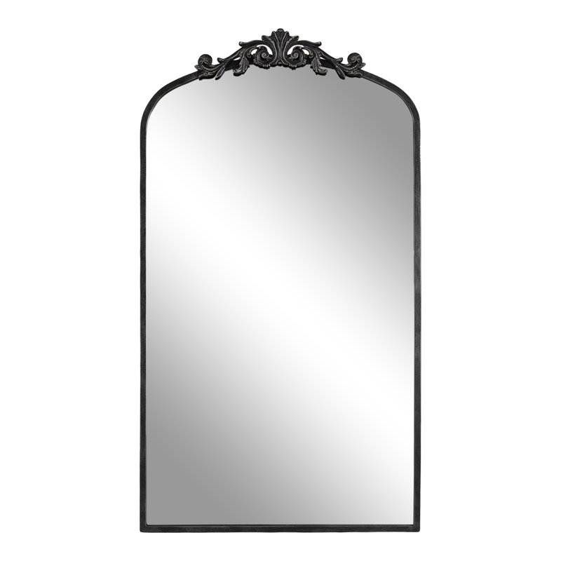 Anglo Metal Flat Mirror, Black, 42" x 23.5"