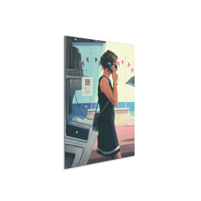 Her Secret Life 77.5cm H x 58cm W MetalArt Materic Aluminum Satin Effect, Frameless Panel, Lightweight Ready to Hang