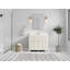 Sonoma X P 22 po De salle de bain simple en albâtre Quartz blanc