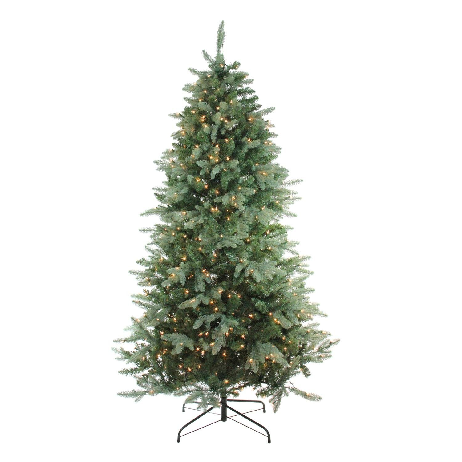 6.5' Oregon Fir Artificial Christmas Tree with 1350 Warm White