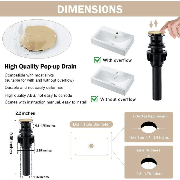 Dimensions du produit