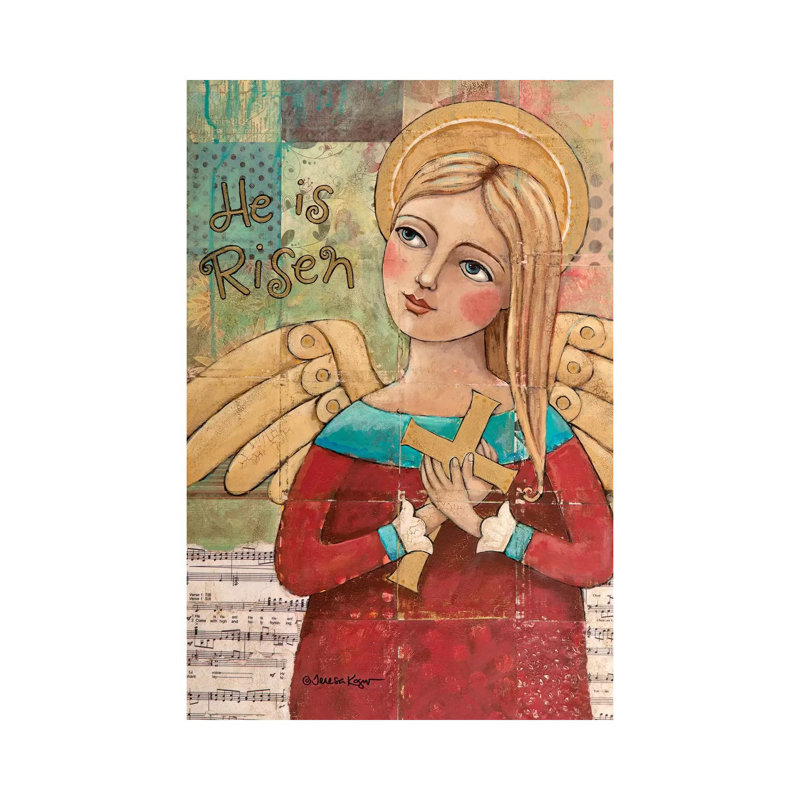He Is Risen by Teresa Kogut - Painting on Canvas, Wrapped Canvas, 45.72cm H x 30.48cm W x 1.91cm D