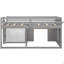 Lit mezzanine simple avec armoire et tablette