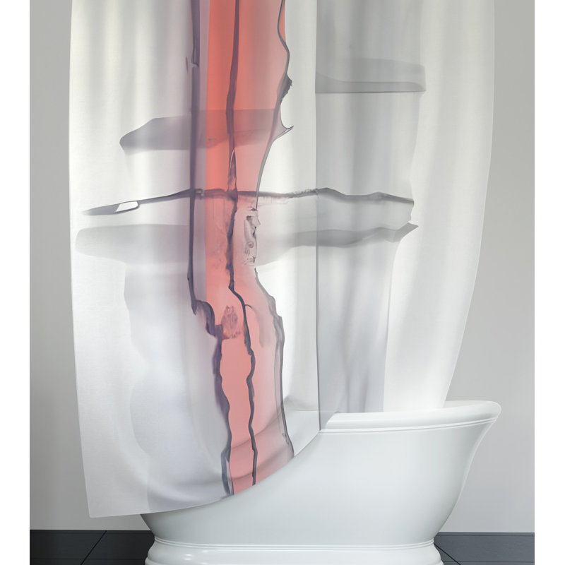 Rideau de douche Clairton, H 72 po x l 70 po
