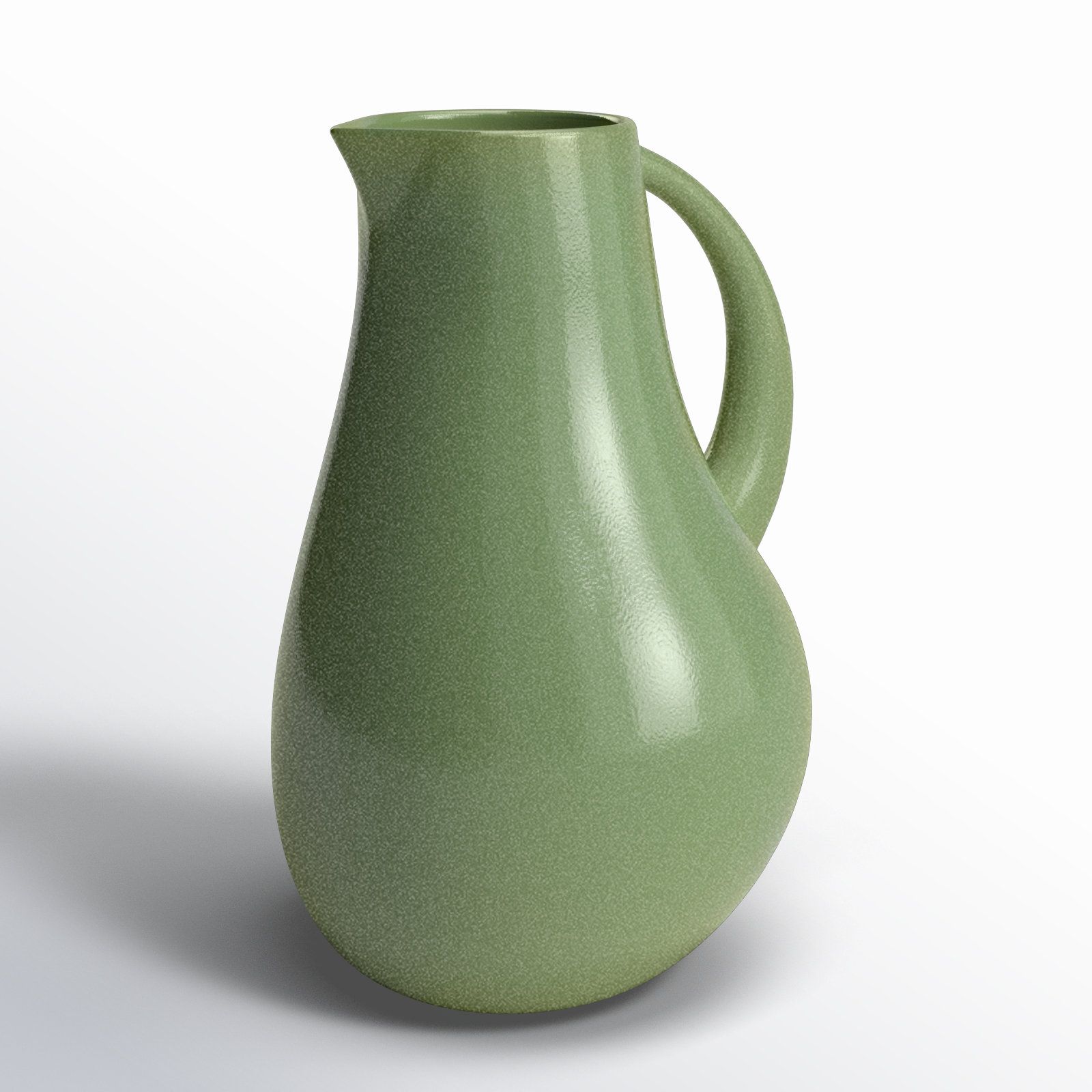 Borgen Stoneware Pitcher, Sage