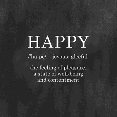 " Happy Definition 3 "