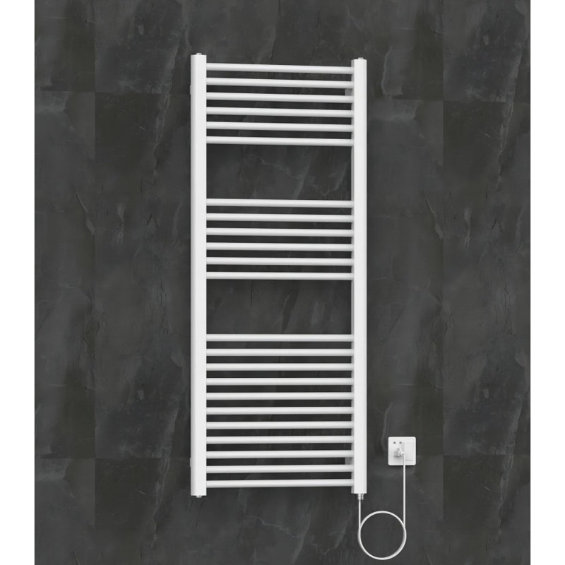 chauffe-serviettes électrique mat, Noir mat