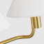 Sean Lavin Colfax Bathroom Bedroom Wall Fixture With White Linen Shade-693986407-693986429-693986401