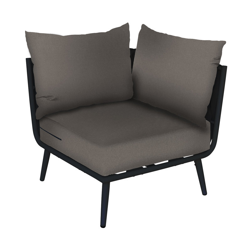 Cayman Corner Section, Black, Gray