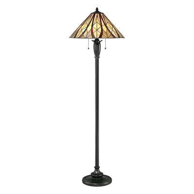 Ellzey 149.4cm Valiant Bronze Traditional Floor Lamp