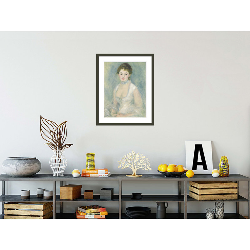 «Madame Henriot» par Pierre-Auguste Renoir, impression giclée encadrée, H 29,18 po x l 23,5 po