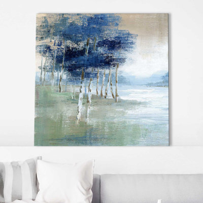 Birch River by Nan - Wrapped Canvas Painting -  Red Barrel StudioÂ®, D51F6F4ACEE24D17AD7CB268C535AE02