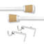 Tringle à rideaux simple décorative Snyder Simple Elegance Metallo-287369630