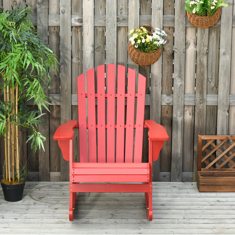 Chaise Adirondack, blanc, Blanc