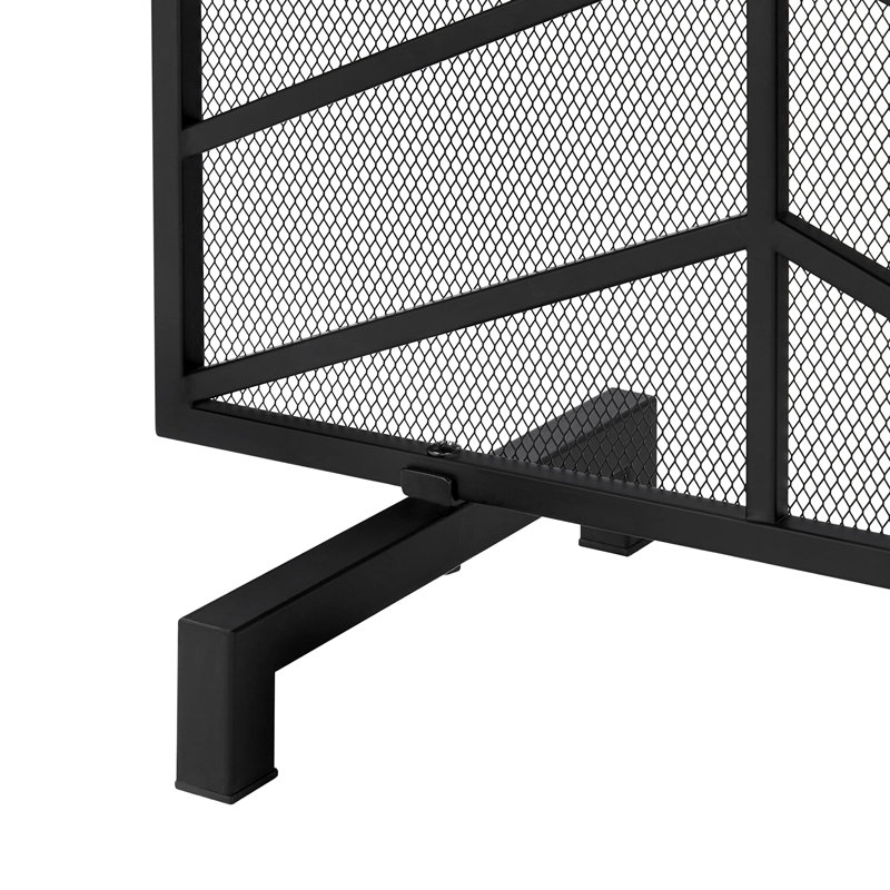 Amaryn 187.96cm x 57.15cm Steel Spark Screen