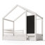 Lit simple avec tableau noir et tiroirs, deux options d'assemblage, blanc-1698944770