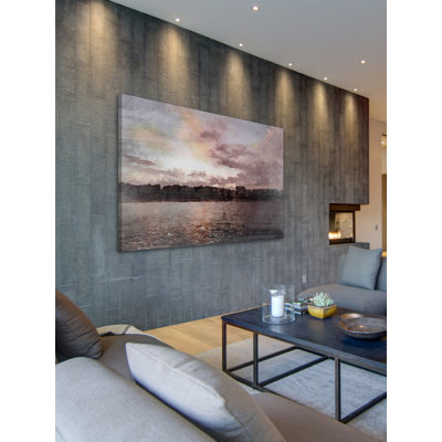 «Red Sky At Night 2» par Irena Orlov, reproduction d'art sur toile tendue