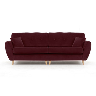 Rafe 4 Seater Velvet Sofa