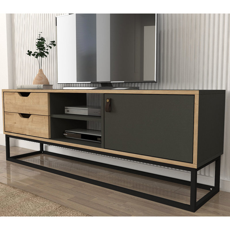 Meuble télé pour téléviseur de 60 po ou moins Carsyn-Rose
