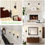 Applique murale 24 po à pile, applique murale rechargeable sans fil avec télécommande, lumière noire et dorée à intensité variable pour la chambre à coucher, le couloir, le vestibule, l'escalier, 2700K-1747037683
